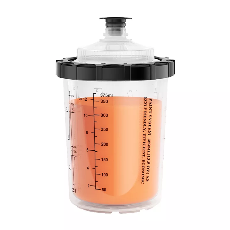 400ML டிஸ்போசபிள் பெயிண்ட் கப் சிஸ்டம் 2.0 என்பது நவீன வாகன மற்றும் தொழில்துறை ஓவியத்திற்கான சிறந்த தேர்வாகும்.