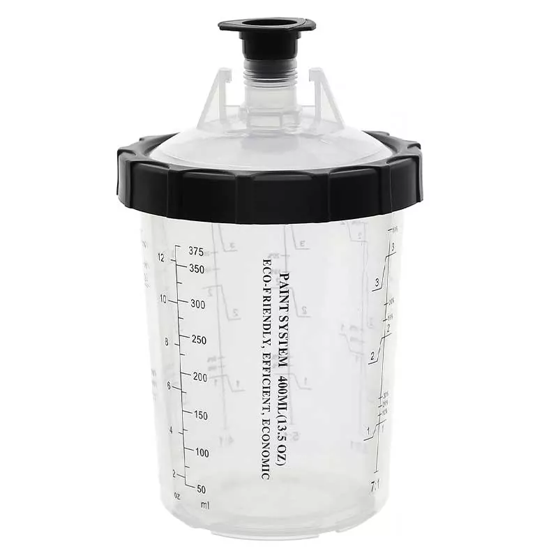 400ML டிஸ்போசபிள் பெயிண்ட் கப் சிஸ்டம் 1.0 ஏன் ஆட்டோ ரீஃபினிஷிங்கிற்கான கேம் சேஞ்சர்?