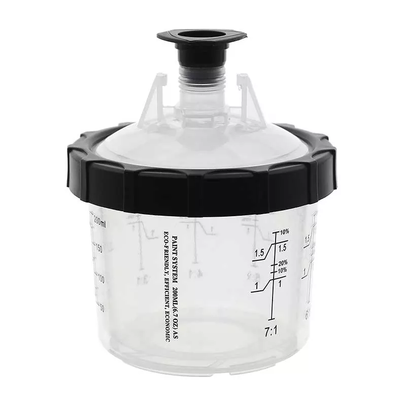200ML டிஸ்போசபிள் பெயிண்ட் கப் சிஸ்டம் 1.0 எப்படி ஆட்டோமோட்டிவ் மற்றும் இன்டஸ்ட்ரியல் ஸ்ப்ரே பெயிண்டிங் திறனை மாற்றுகிறது?