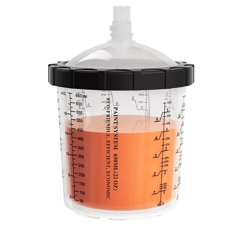 650ML டிஸ்போசபிள் பெயிண்ட் கப் சிஸ்டம் 4.0