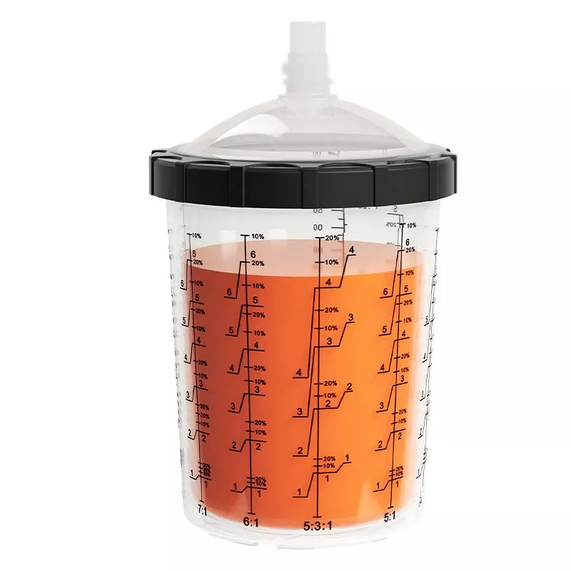 850ML டிஸ்போசபிள் பெயிண்ட் கப் சிஸ்டம் 4.0